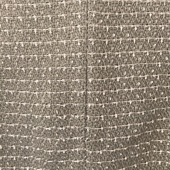 Express short green & white blazer, faux pockets size Medium - Picture 8 of 15